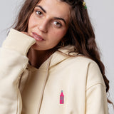 dos mas | Bestickter Bio-Baumwoll Unisex Hoodie
