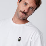 B-Ware / kleiner Feigling / unisex Shirt / weiß / L