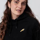 Tornado | Bestickter Bio-Baumwoll Frauen Hoodie