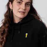 B-Ware | Weißbier  I Bio-Baumwoll Hoodie unisex | schwarz | XL