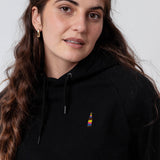 Cola Mix | Bestickter Bio-Baumwoll Frauen Hoodie