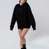 Spritz Signature | Bestickter Bio-Baumwoll Frauen Pullover