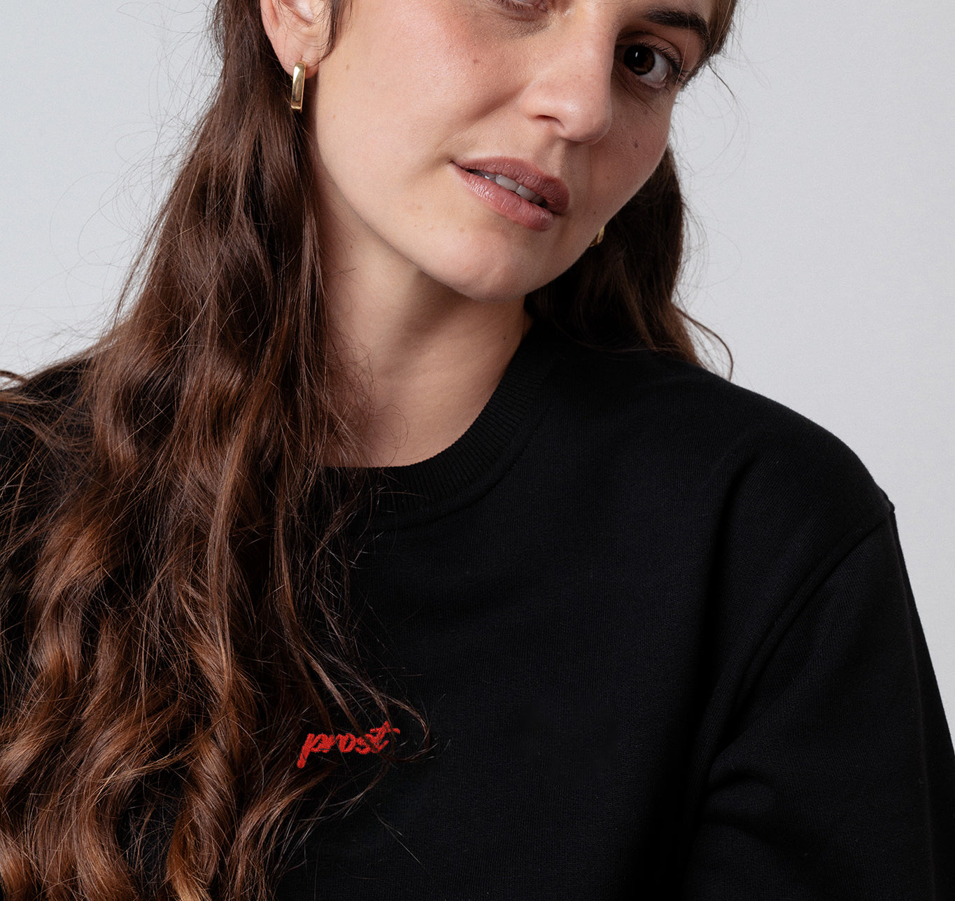 Cheers Collection | Bestickter Bio-Baumwoll Frauen Pullover