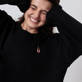 Astra | Bestickter Bio-Baumwoll Unisex Pullover