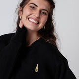 Freixenet | Bestickter Bio-Baumwoll Frauen Pullover