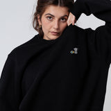 morning Coffee | Bestickter Bio-Baumwoll Unisex Pullover