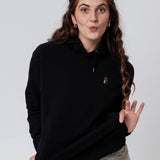 Whisky | Bestickter Bio-Baumwoll Frauen Hoodie