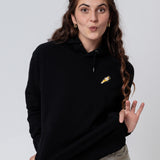 Tornado | Bestickter Bio-Baumwoll Frauen Hoodie