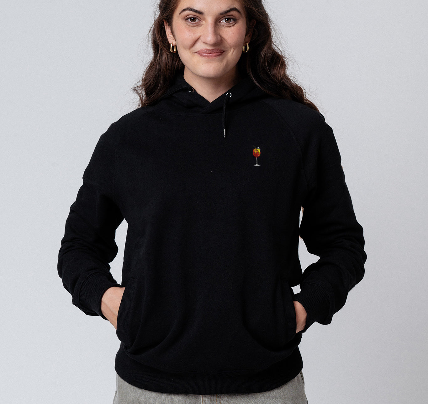 Spritz | Bestickter Bio-Baumwoll Frauen Hoodie