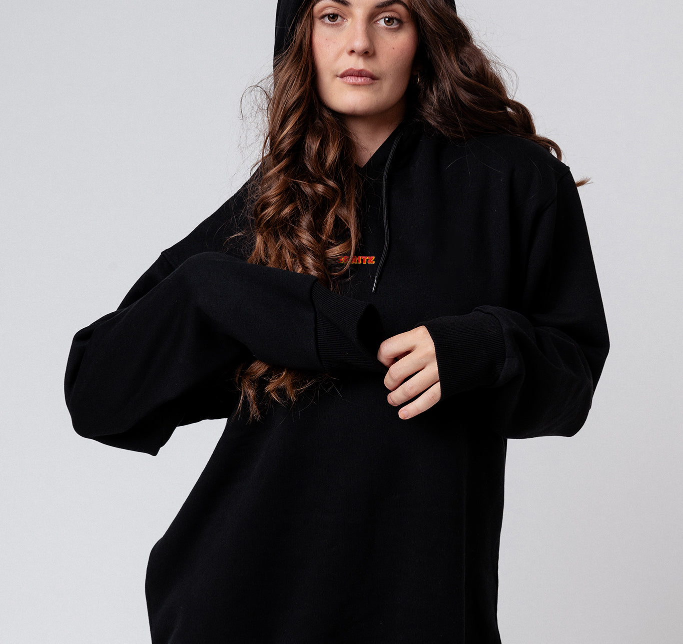 Spritz Signature | Bestickter Bio-Baumwoll Frauen Hoodie