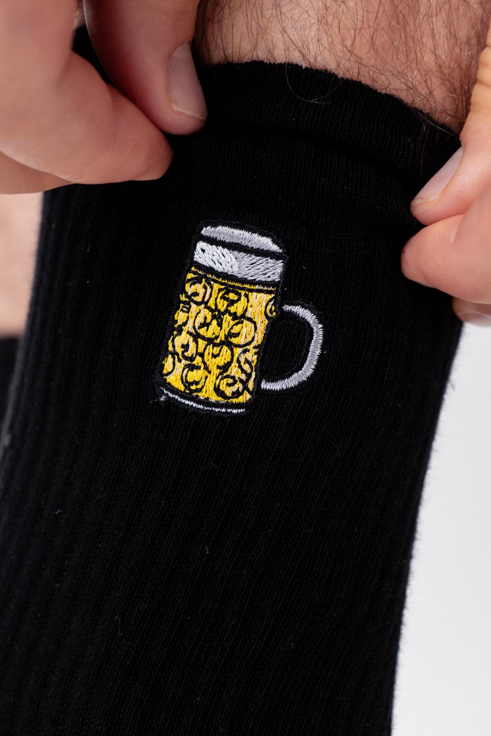 Espresso Martini | Bestickte Bio Baumwoll Socken