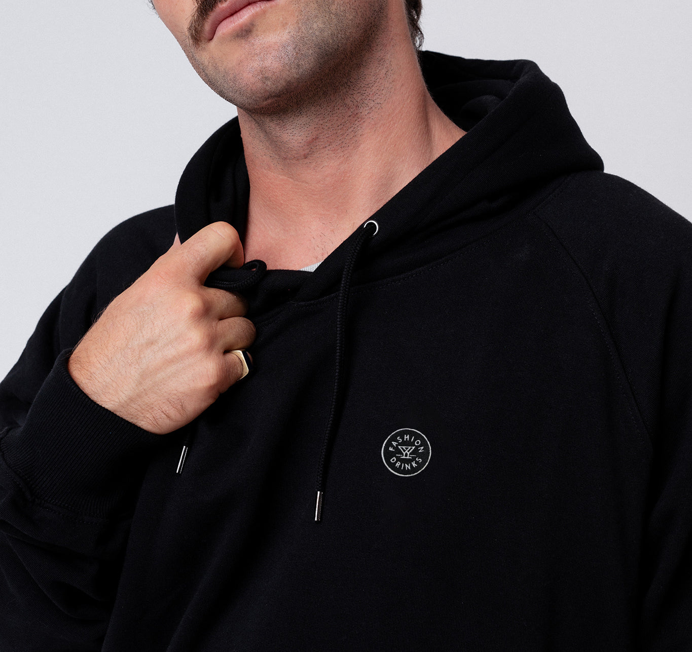 Fashion Drinks | Bestickter Bio-Baumwoll Unisex Hoodie