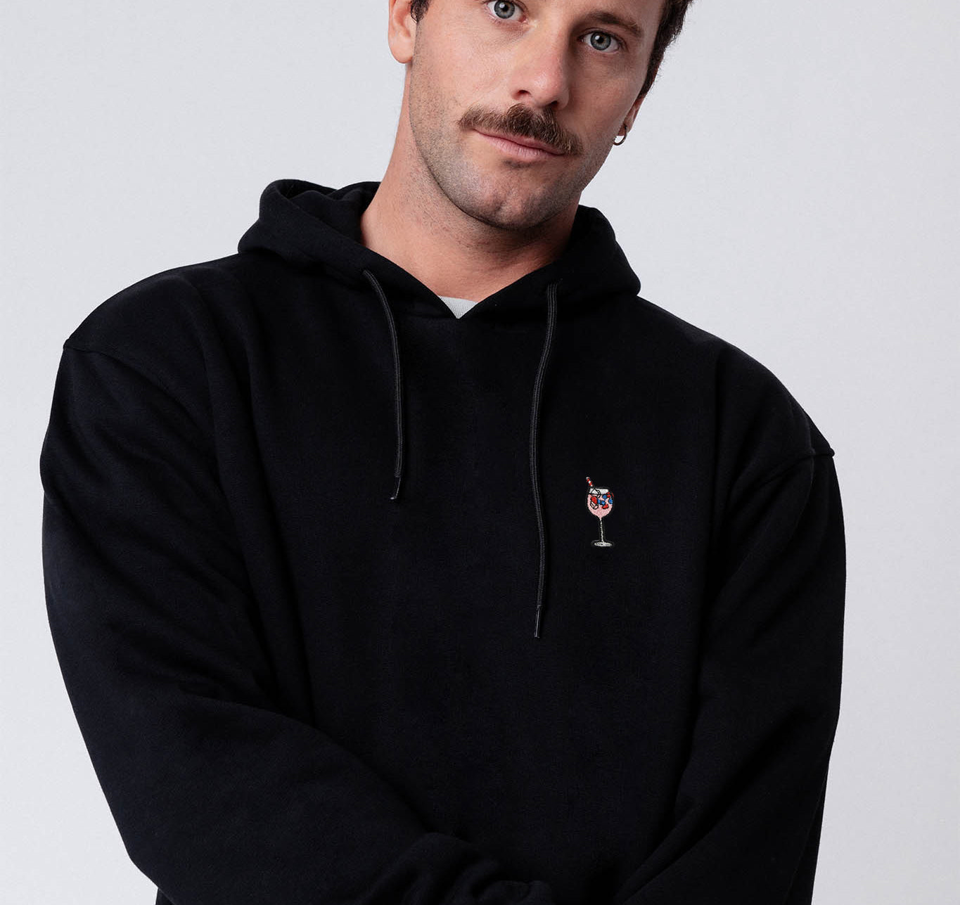 Wildberry Spritz | Bestickter Bio-Baumwoll Unisex Hoodie