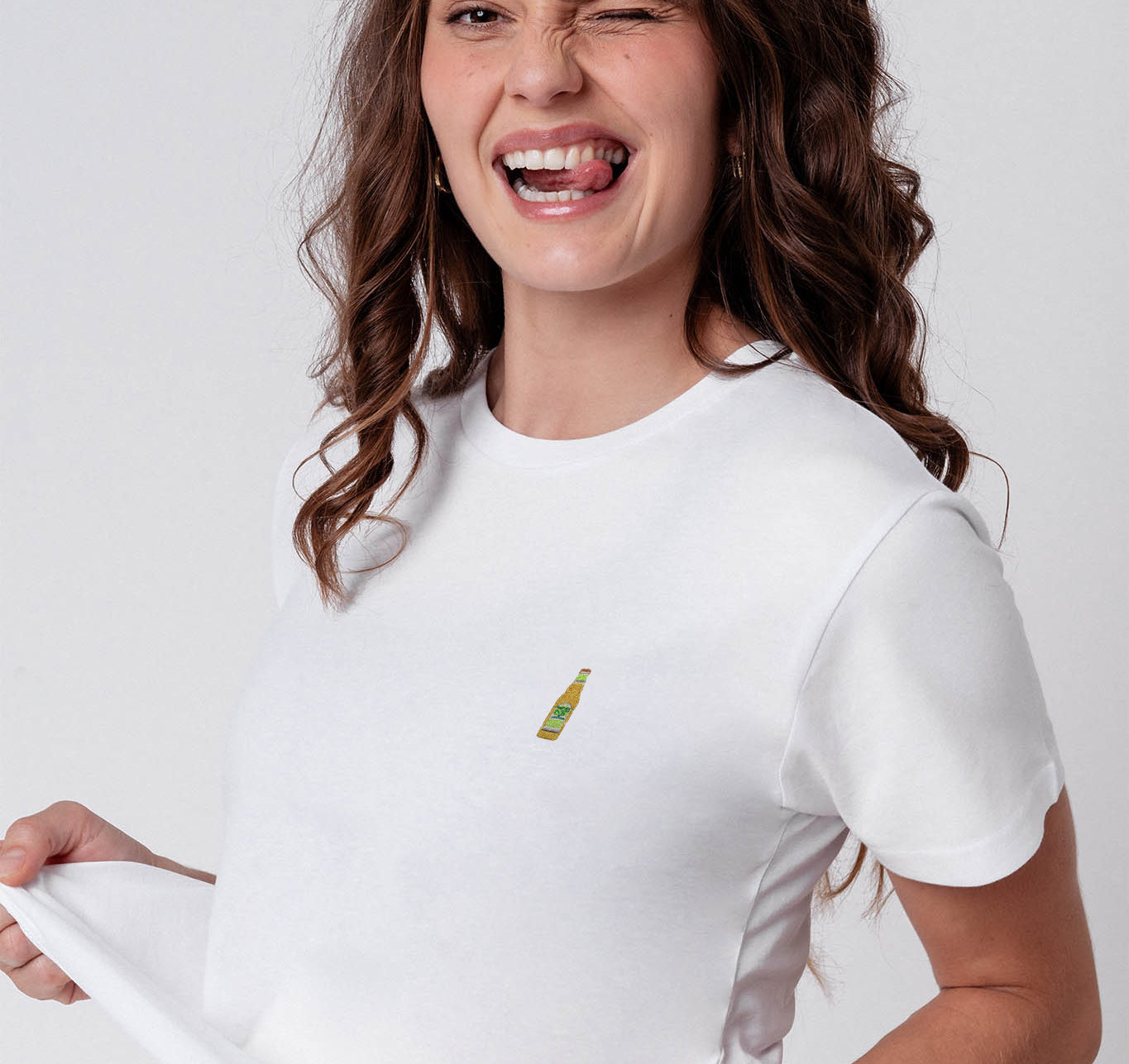 Somersby Apple | Besticktes Bio Baumwoll Frauen T-Shirt