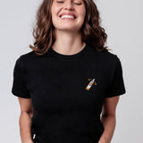 Mate | Besticktes Bio Baumwoll Frauen T-Shirt
