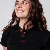 Cheers Collection | Besticktes Bio Baumwoll Frauen T-Shirt
