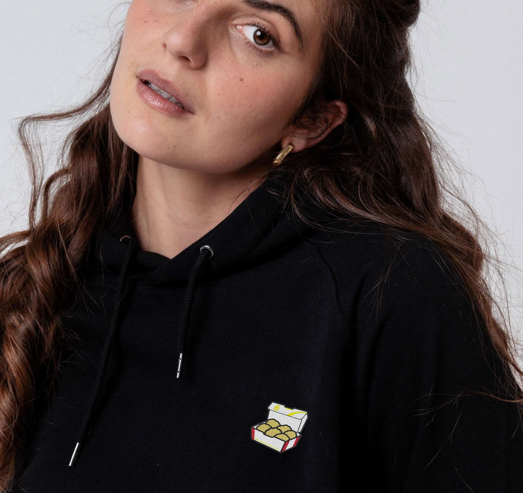 6er Nuggets | Bestickter Bio Baumwoll Unisex Hoodie