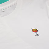 B-Ware | Aperol Spritz I Bio-Baumwoll Hoodie unisex | creme I S I Stick oben mittig