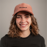 Slip & Relax | Bestickte Bio Baumwoll Cord Cap