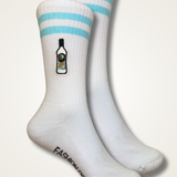 Mangaroca Batida de Côco | Bestickte Bio Baumwoll Socken