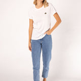 Pancakes | Besticktes Bio Baumwoll Frauen T-Shirt