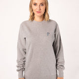 Espressokocher | Bestickter Bio-Baumwoll Frauen Pullover