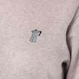 Espressokocher | Bestickter Bio-Baumwoll Frauen Pullover