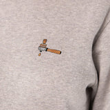 Siebträger & Tamper | Bestickter Bio-Baumwoll Frauen Pullover