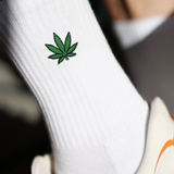 Hanf | Bestickte Bio Baumwoll Socken