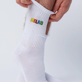 Helau | Bestickte Bio Baumwoll Socken