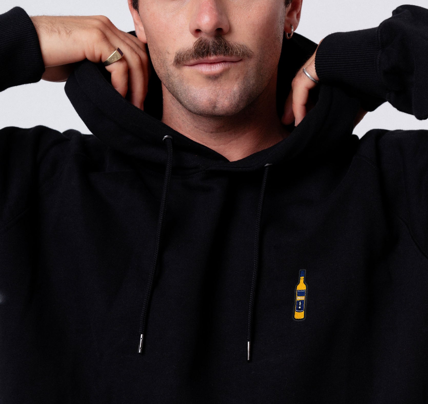 Andalö | Bestickter Bio Baumwoll Unisex Hoodie