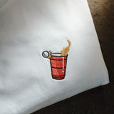 B-Ware | Aperol Spritz I Bio-Baumwoll Hoodie unisex | creme I S I Stick oben mittig