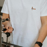 B-Ware / Siebträger Tamper / unisex Shirt / weiß / M
