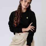 Matcha Latte  | Bestickter Bio-Baumwoll Unisex Pullover