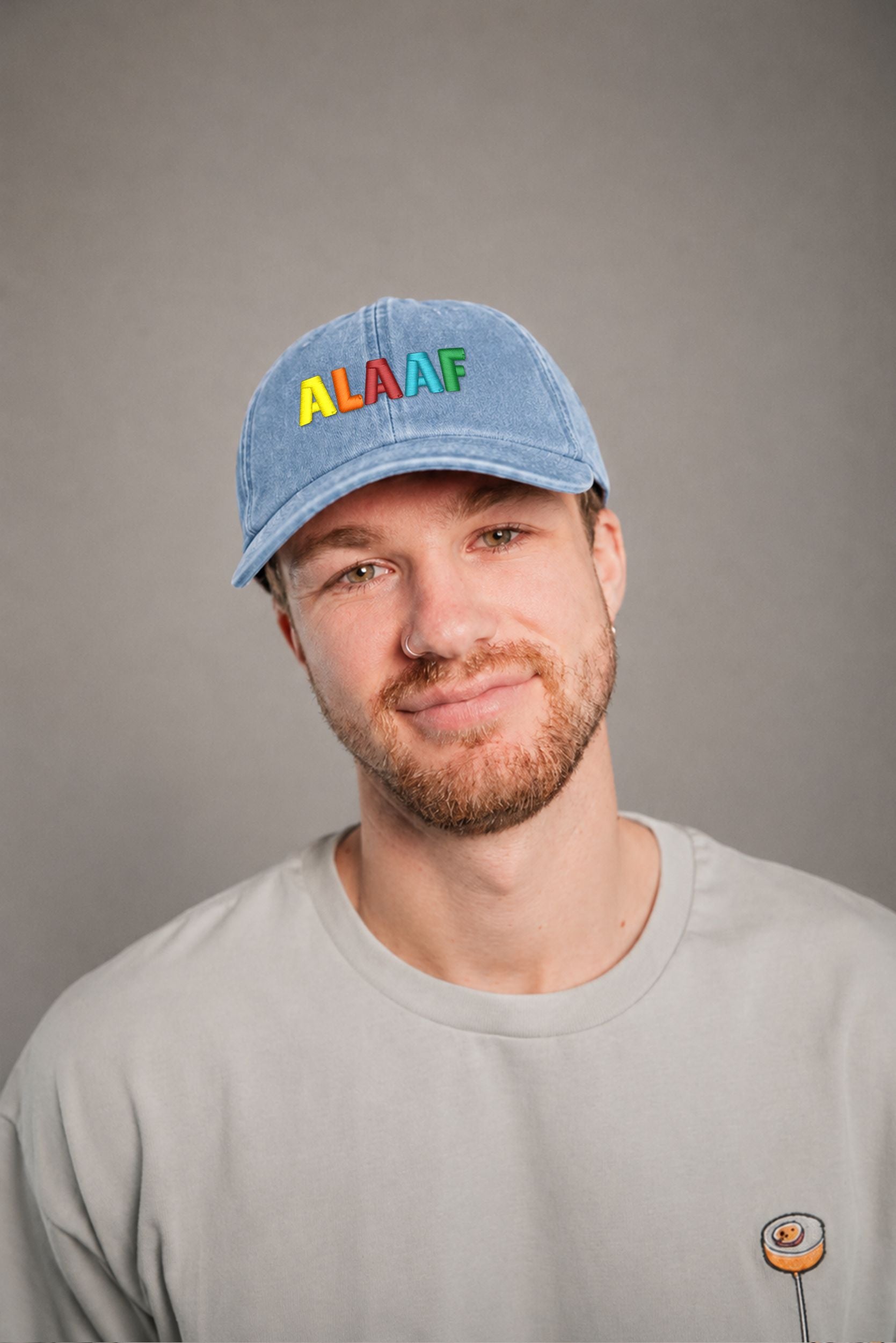 Alaaf Vintage Light Denim Vintage Cap