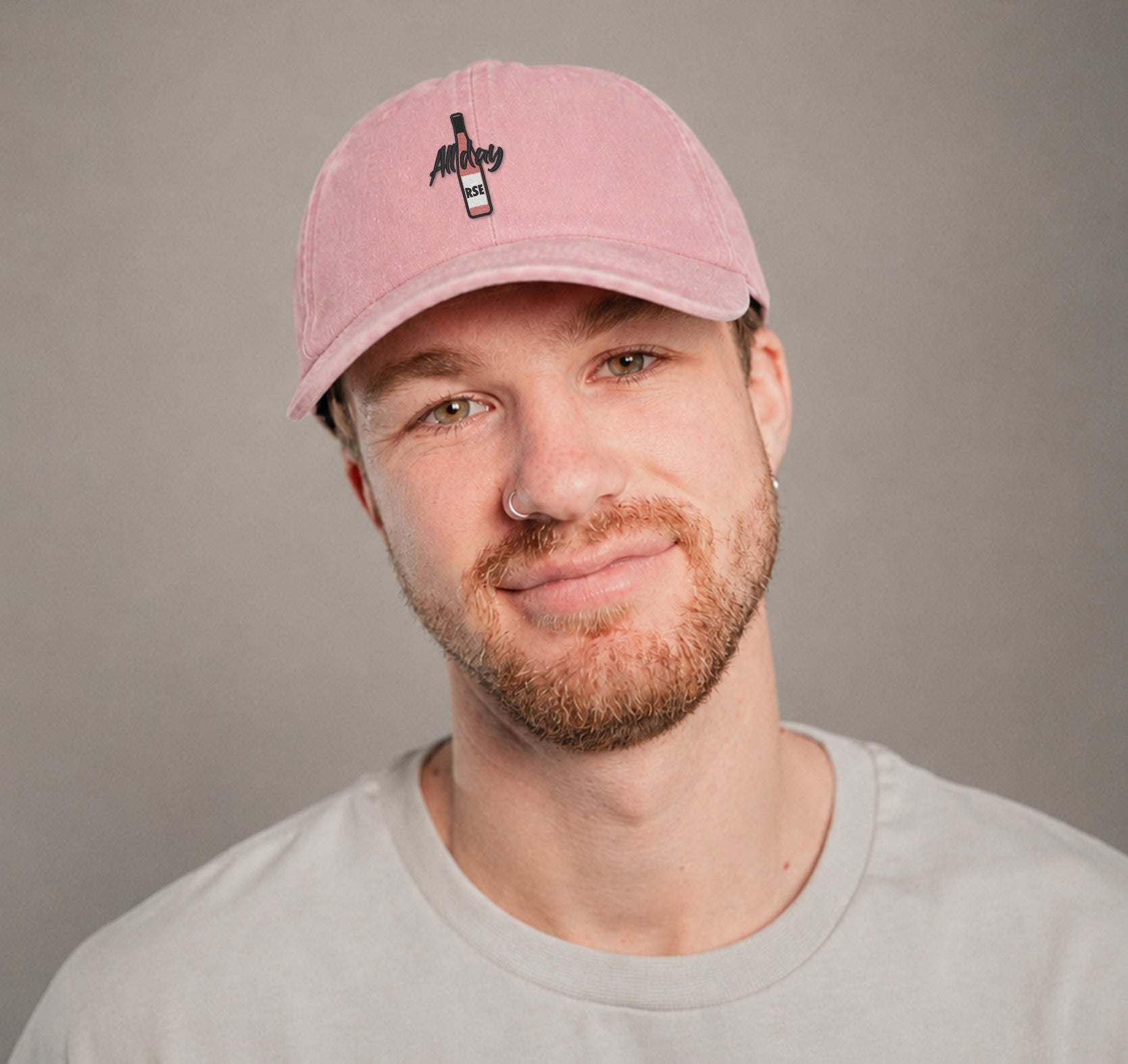 All Day Rse Vintage Dusty Pink Vintage Cap