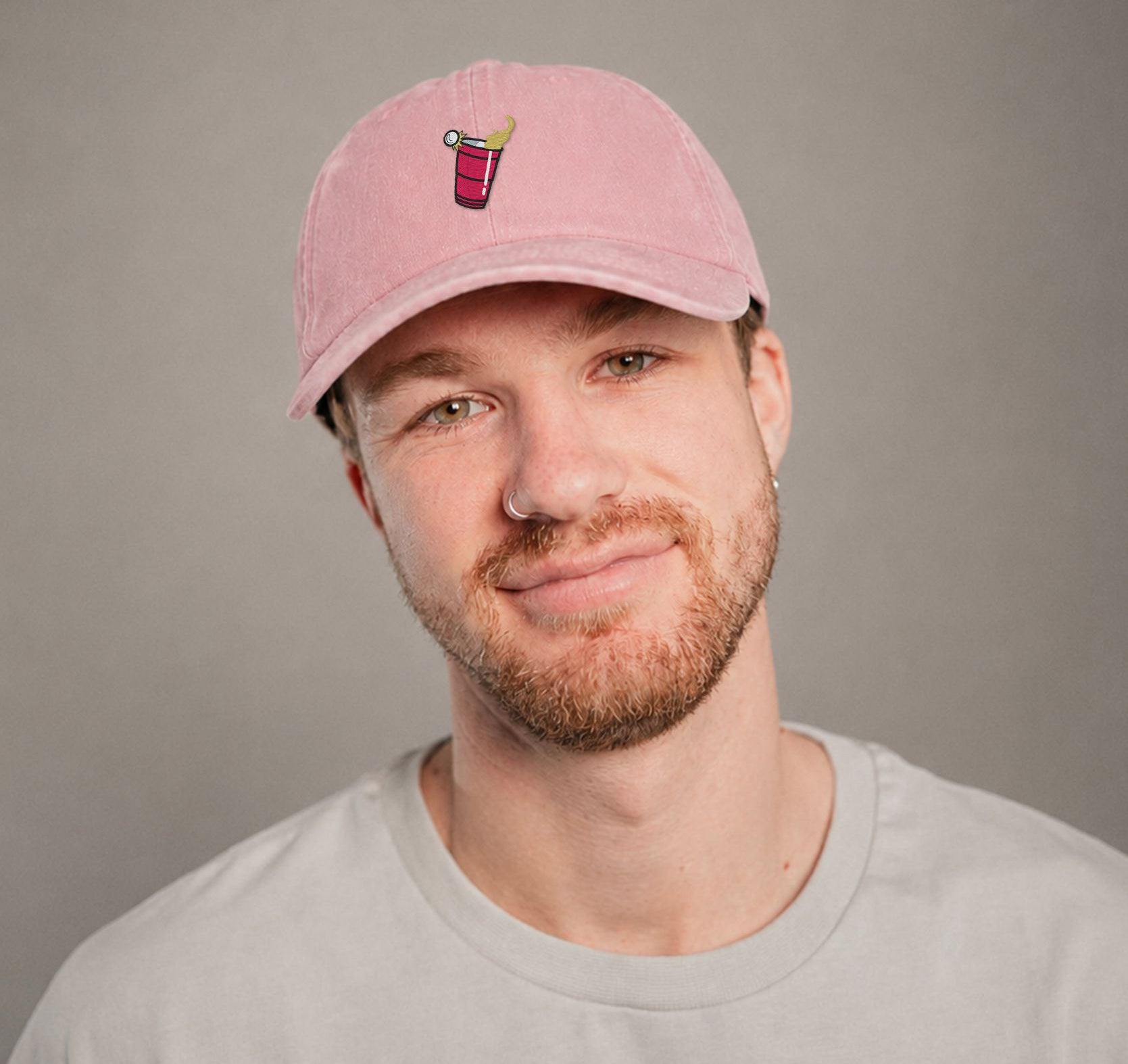 Beerpong Randtreffer Vintage Dusty Pink Vintage Cap