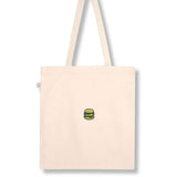 BigBurger | Bestickte Bio Baumwoll Tasche