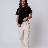 Brasilien | Minimal Flag – Besticktes Bio-Baumwoll Fan Shirt