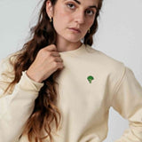 Brokkoli | Besticker Bio Baumwoll Unisex Pullover