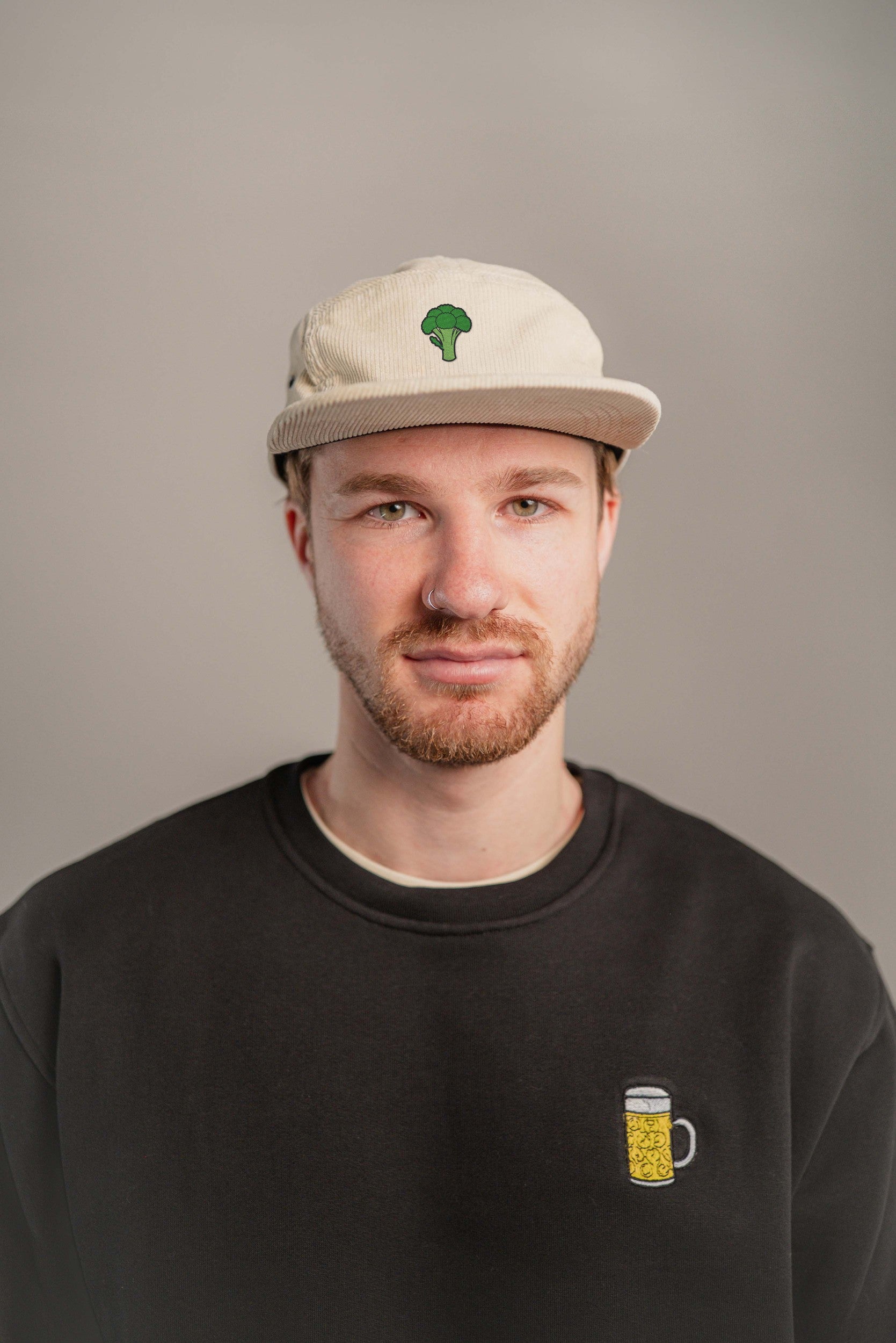 Brokoli Camper-Cap sand Cord Camper Cap