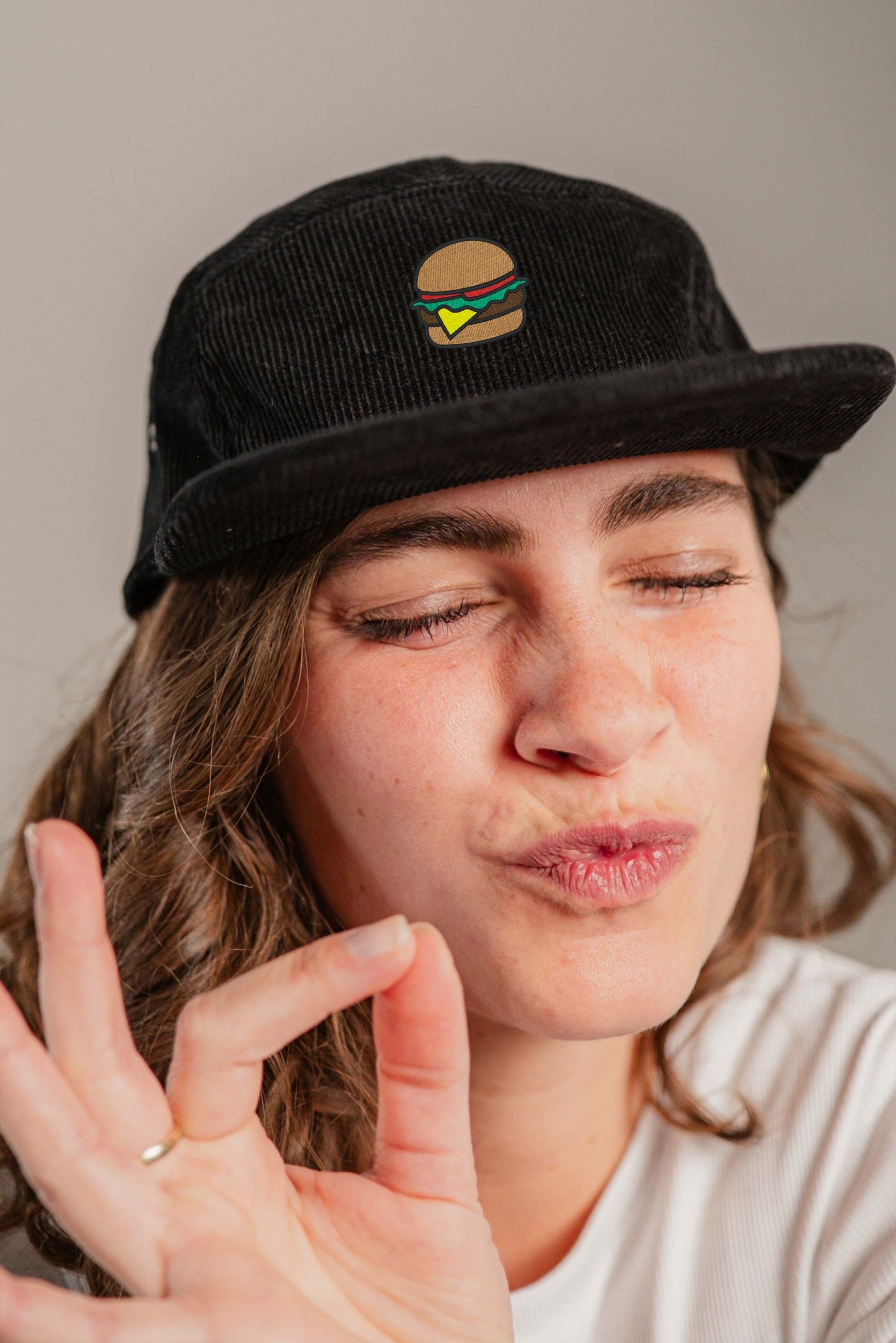 Burger Cord Camper Cap