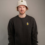 Burger beige Cord Bucket Hat