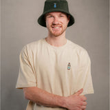 Campingkocher | Bestickter Bio-Baumwoll Cord Bucket Hat