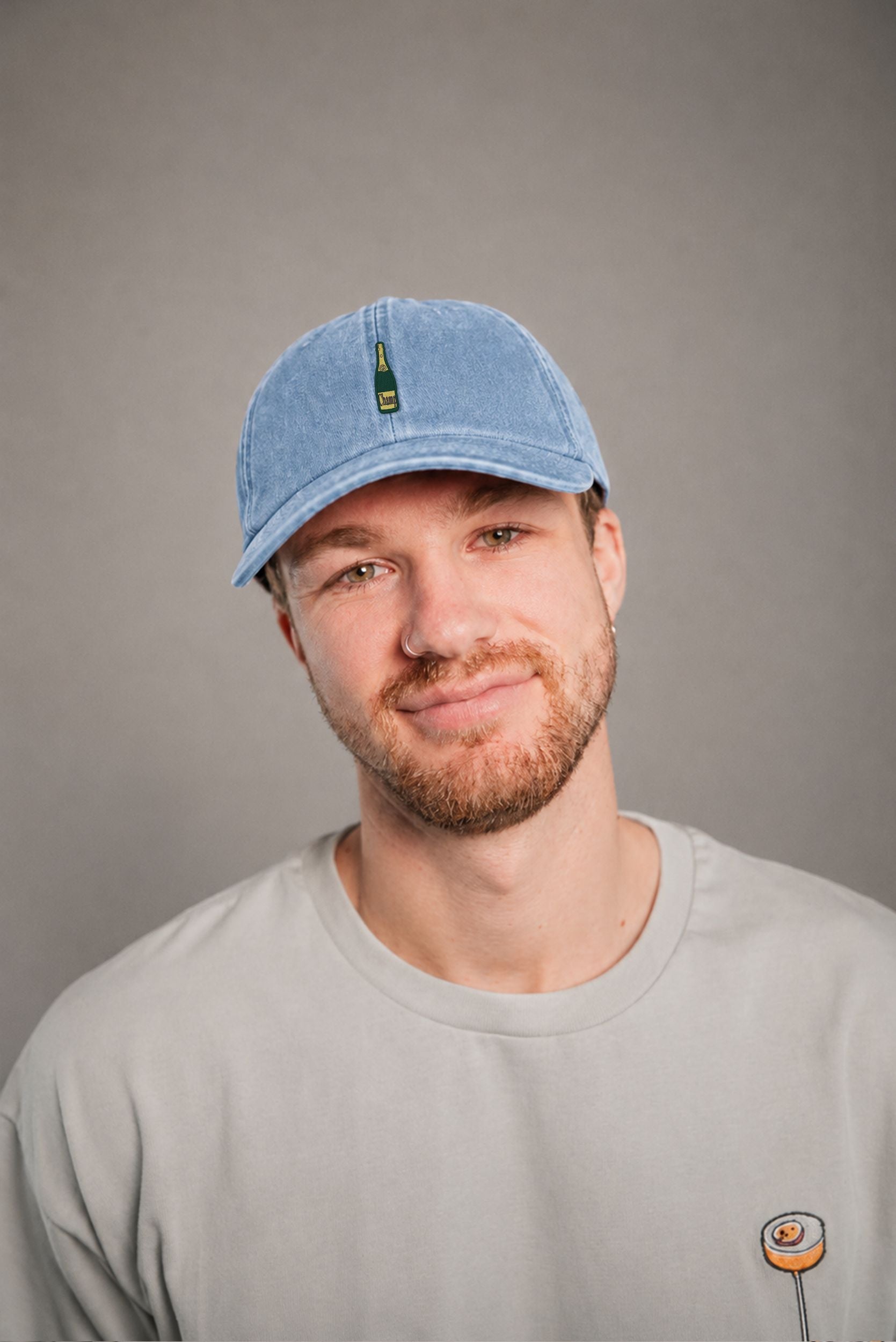 Champagner Vintage Light Denim Vintage Cap