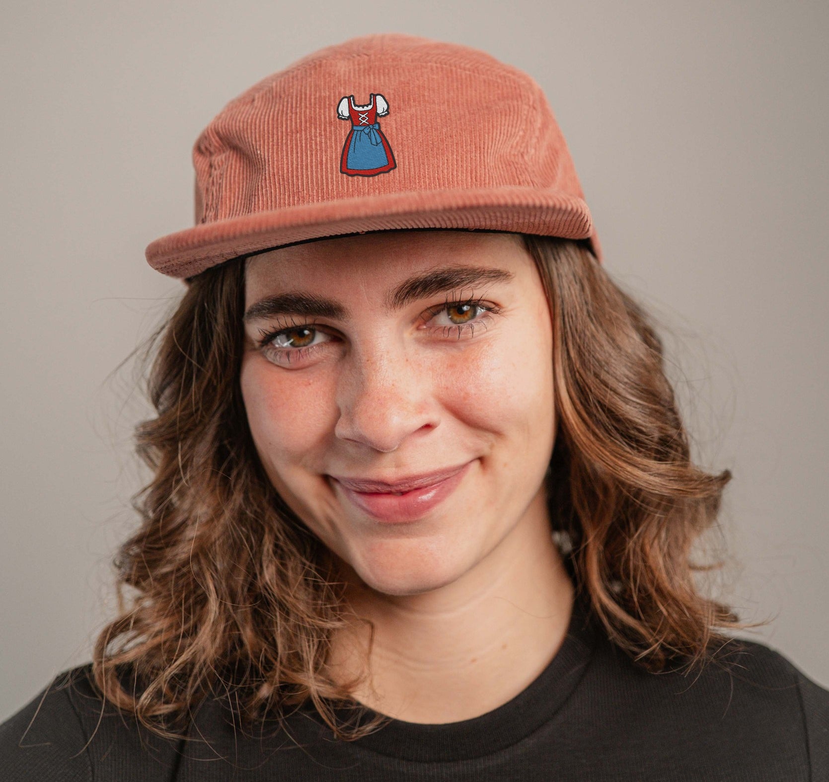 Dirndl Camper-Cap gruen Cord Camper Cap