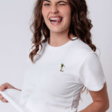 Golf Guy | Besticktes Bio Baumwoll Frauen T-Shirt