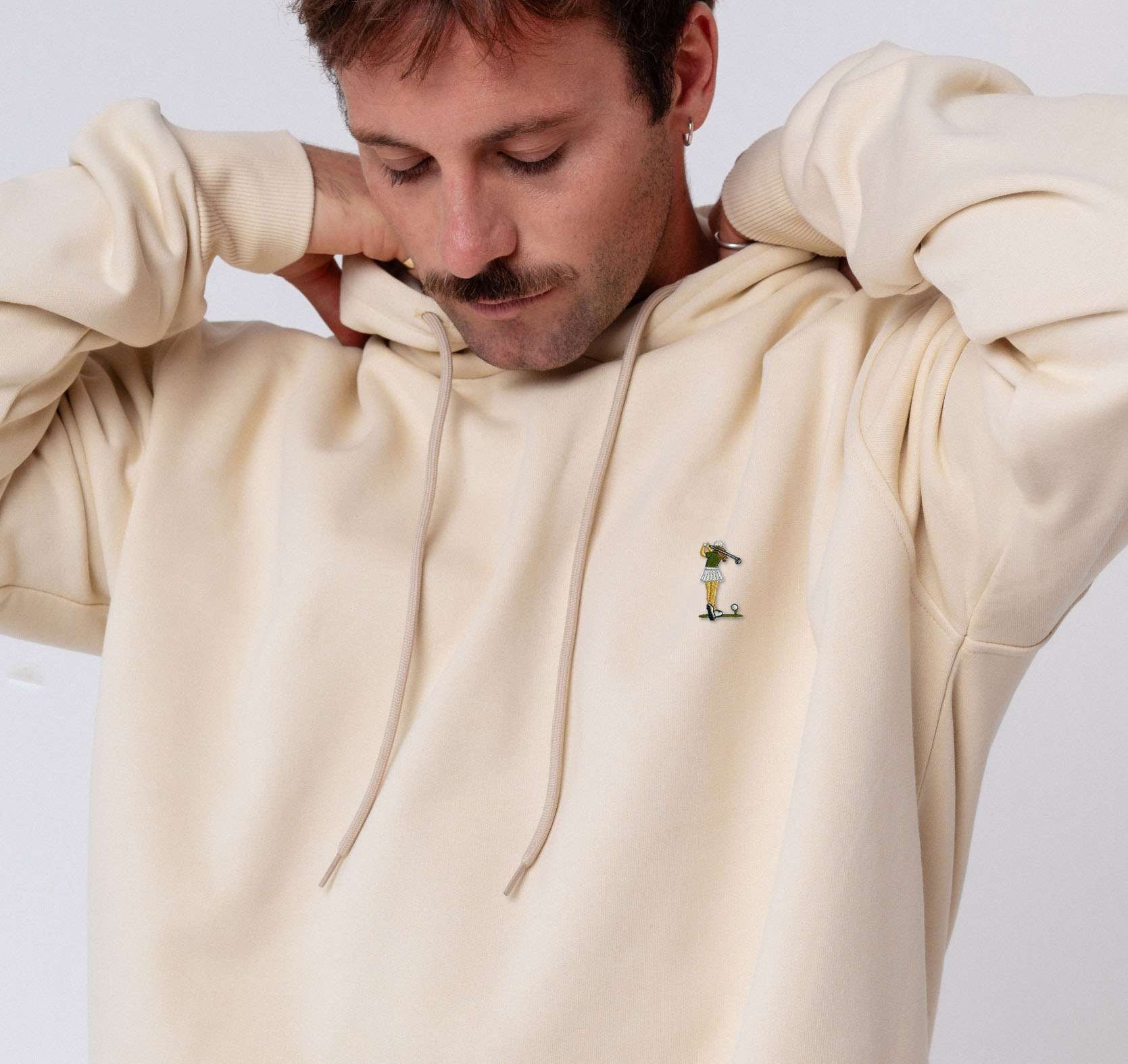 Golf Girl | Bestickter Bio Baumwoll Unisex Hoodie