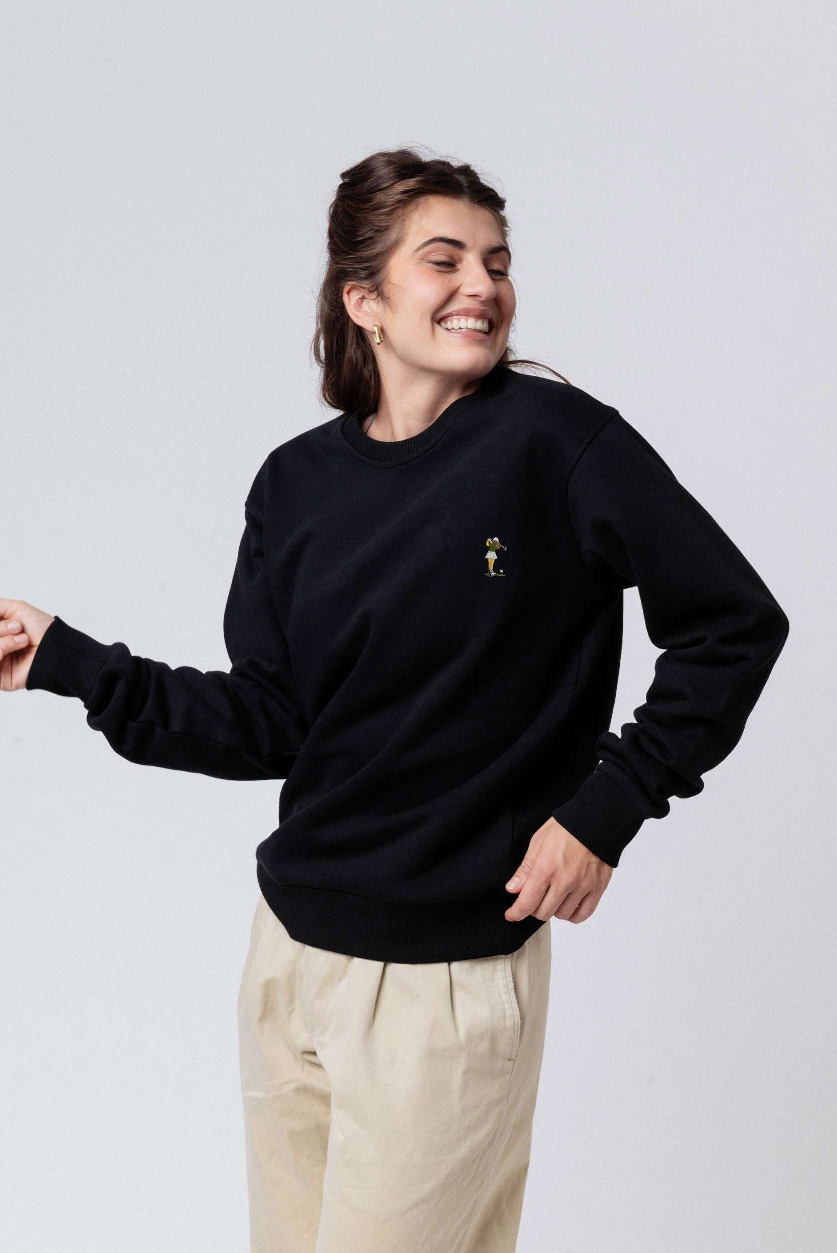 Golf Girl | Besticker Bio Baumwoll Unisex Pullover