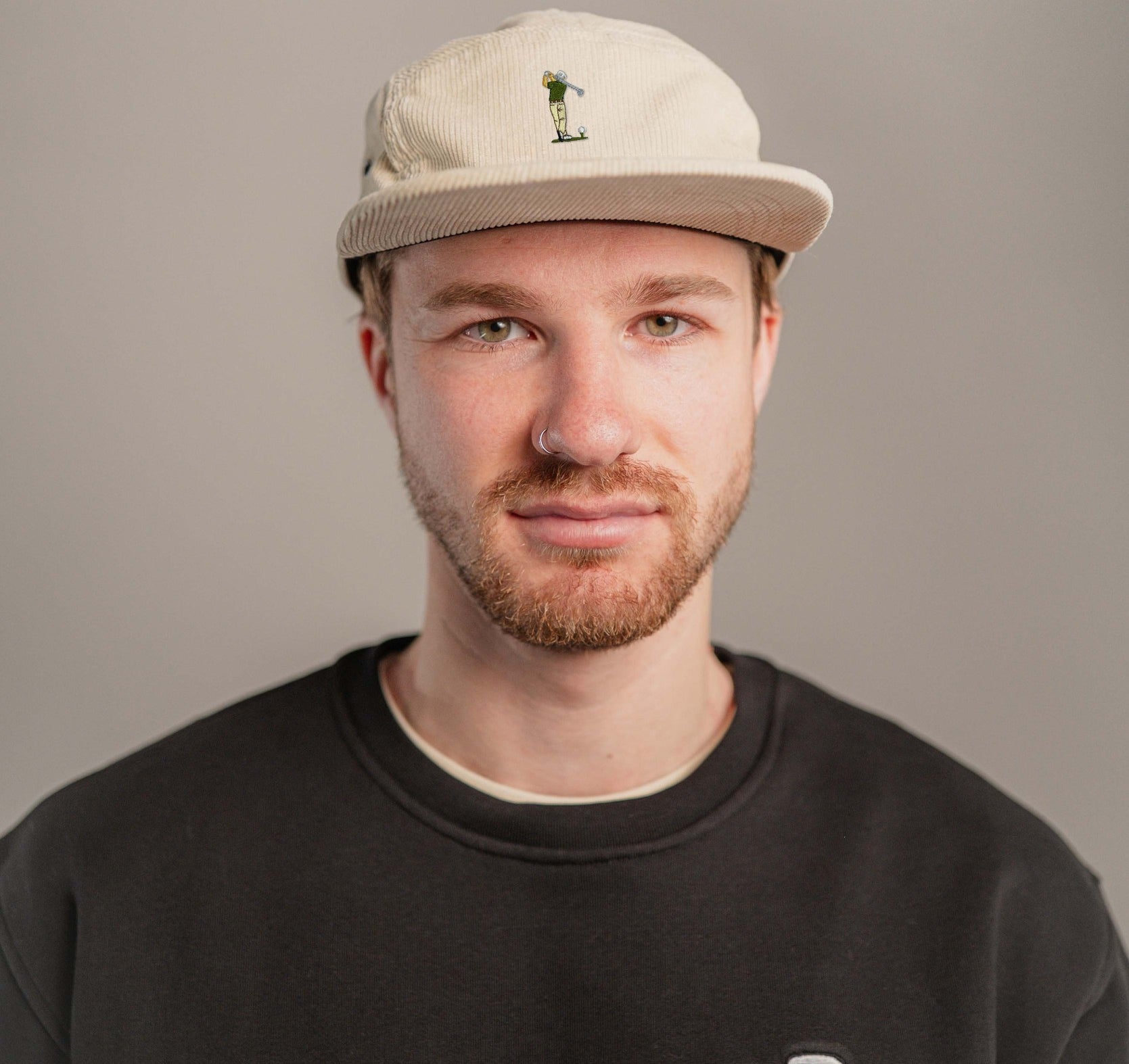 Golf Guy Camper-Cap sand Cord Camper Cap